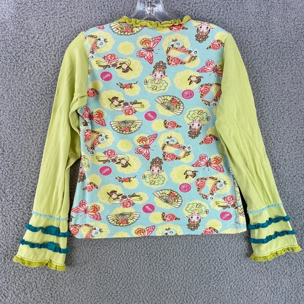 Oilily Shirt Youth L Multicolor No Size‎ Tag Check Measurements Boho Creative